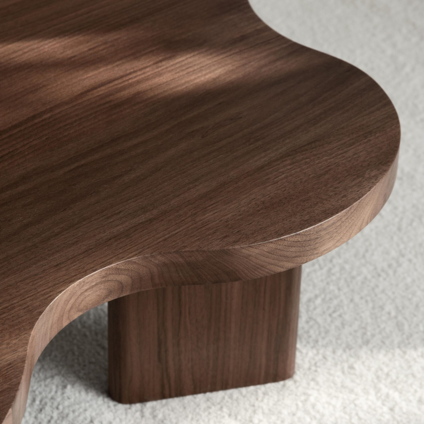 Side By Side Table Walnut