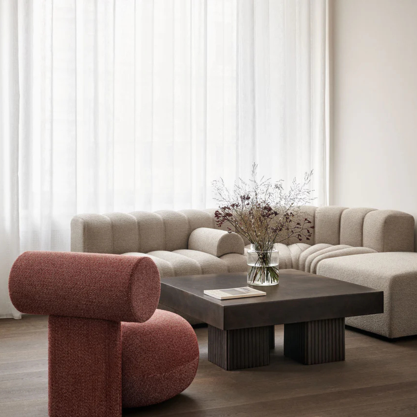 Gear Square Coffee Table | W 100 cm