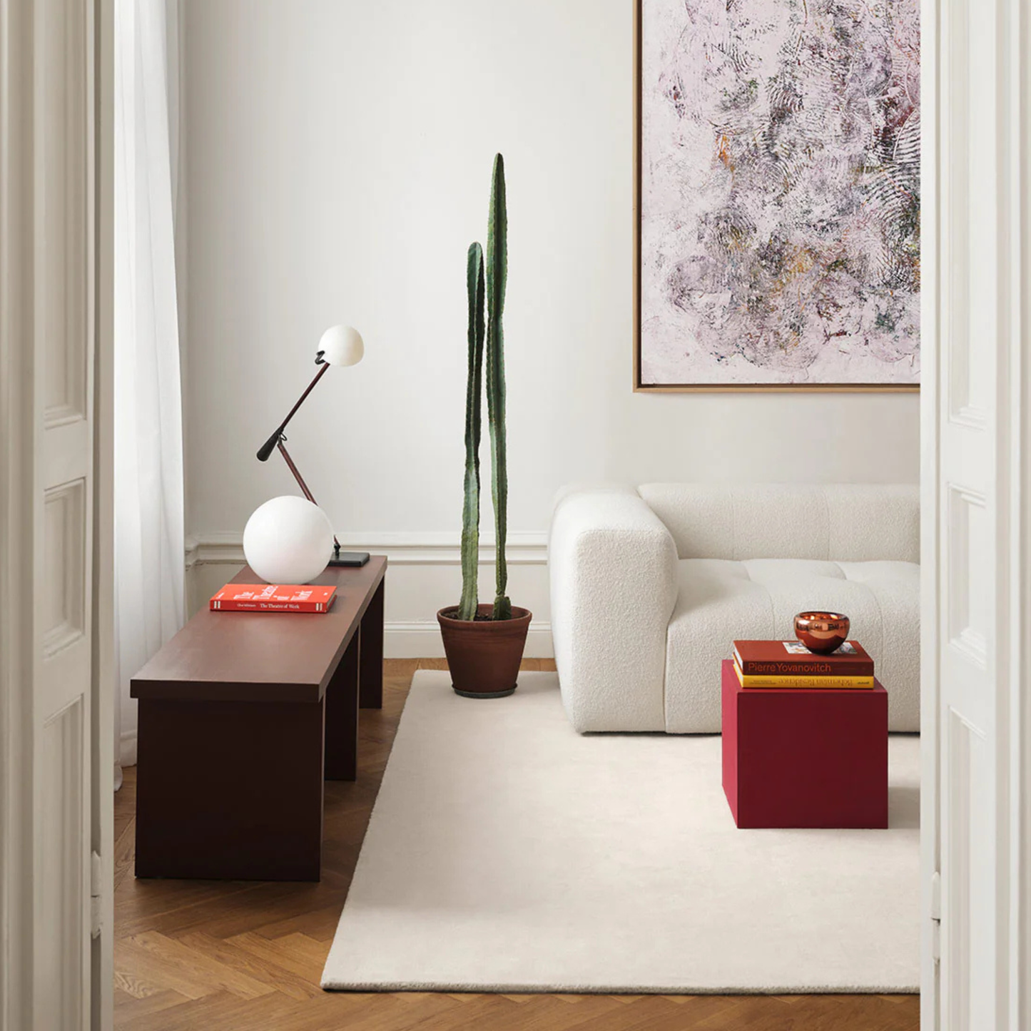 Classic Solid Wool  Ullmatta - Bone White